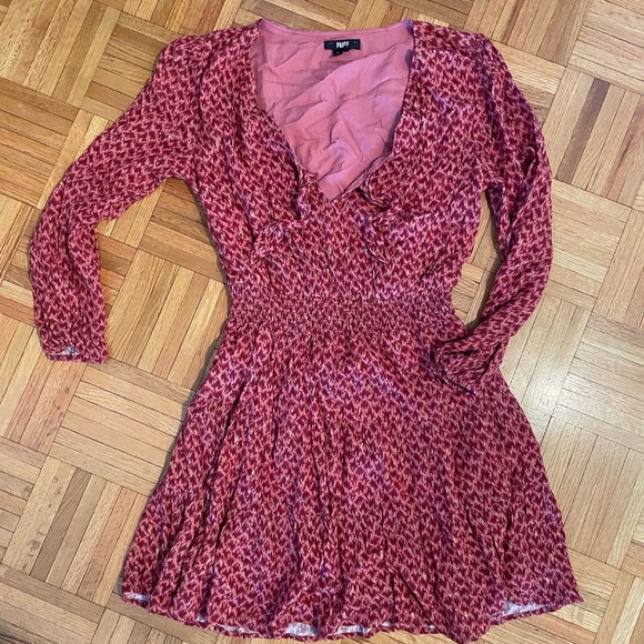 PAIGE red Sandee mini dress - Picture 7 of 8